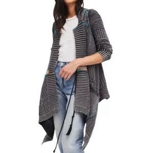 Free people All washed out deconstructed cardigan
